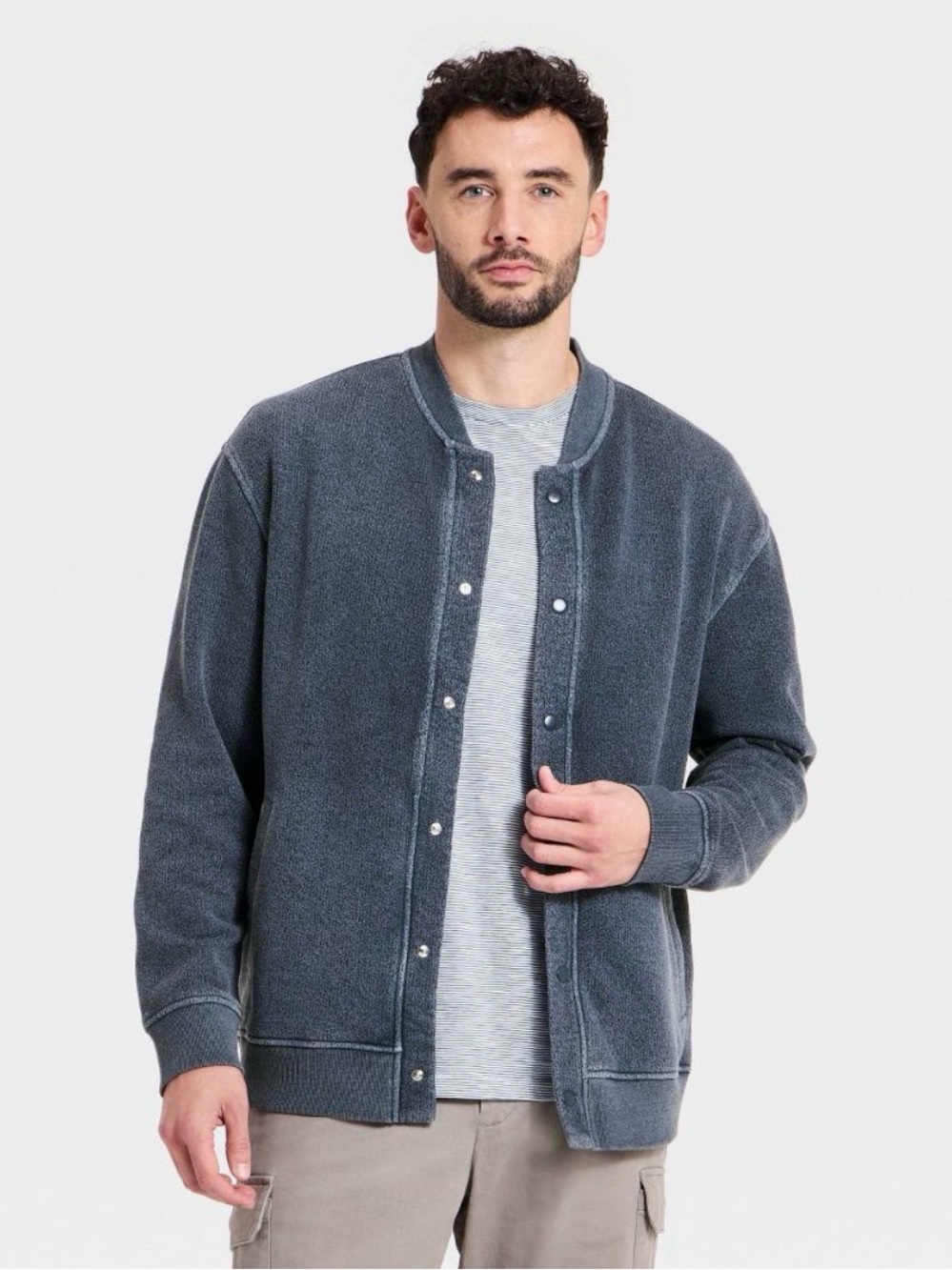 Men Vintage Zip-Up Sweatshirt - Goodfellow & Co